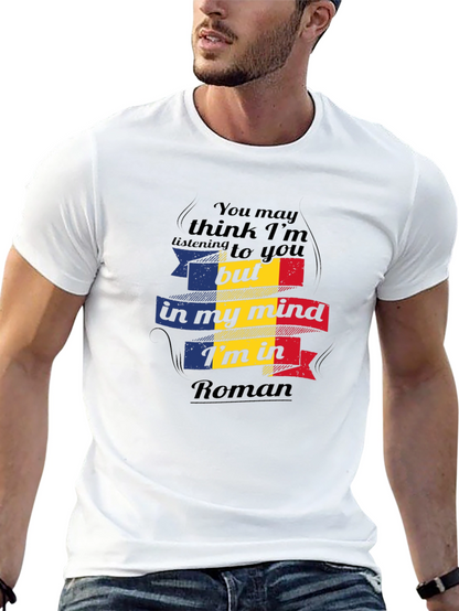 Camiseta Negra In My Mind Im In Roman
