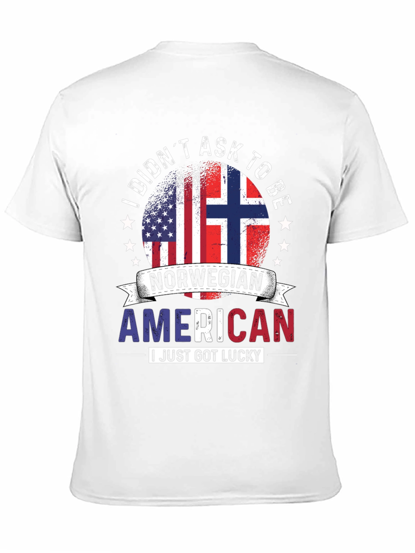 Camiseta Noruego Americano Negra