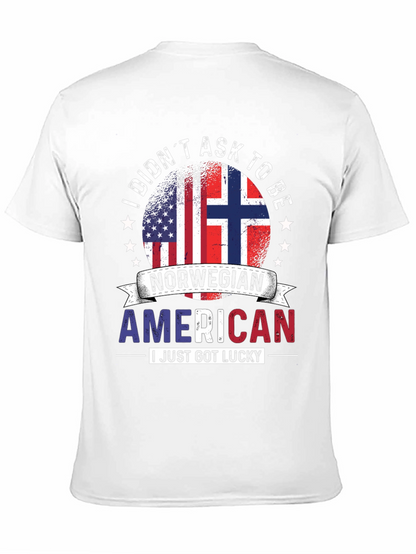 Camiseta Noruego Americano Negra