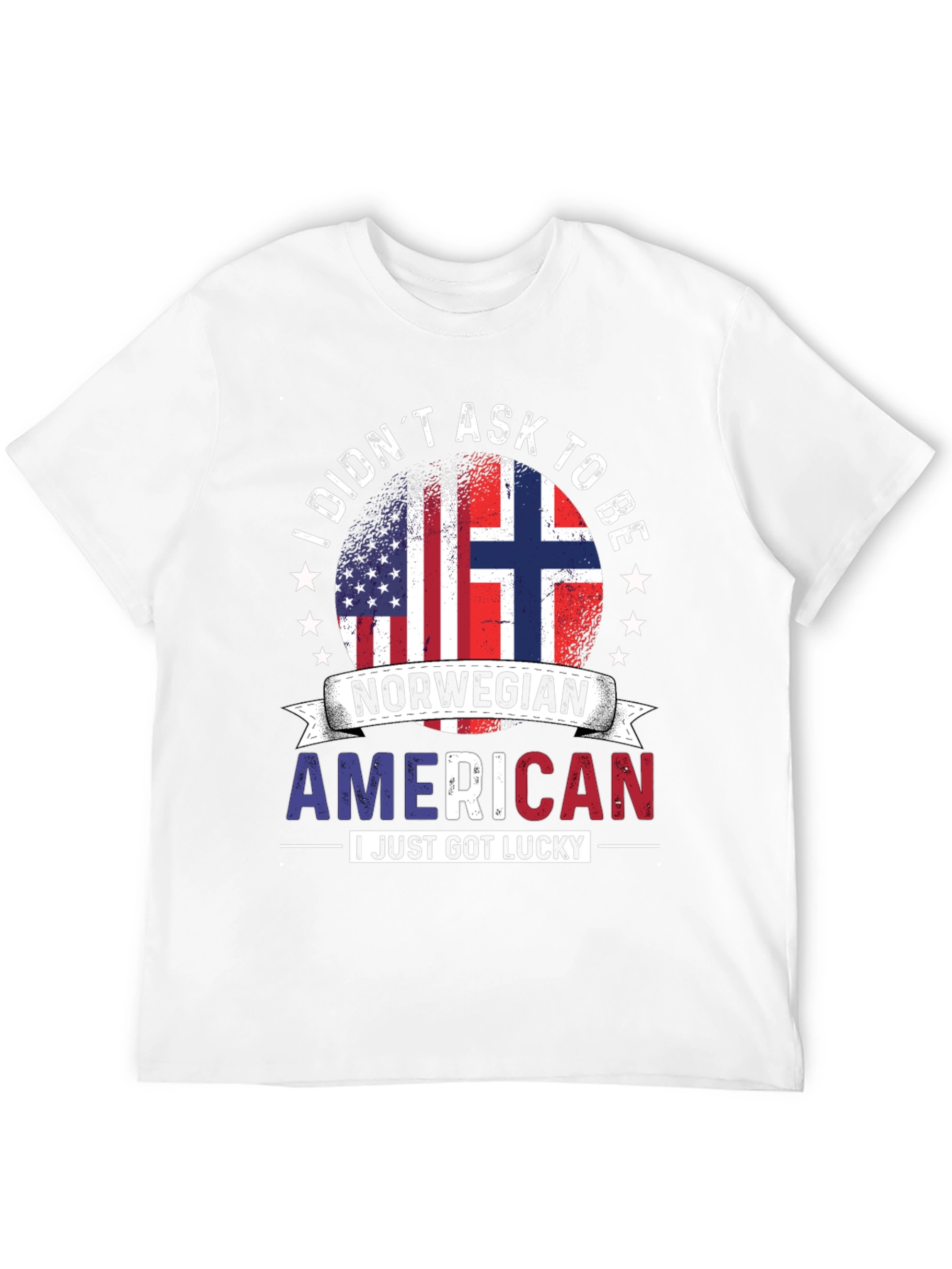 Camiseta Noruego Americano Negra