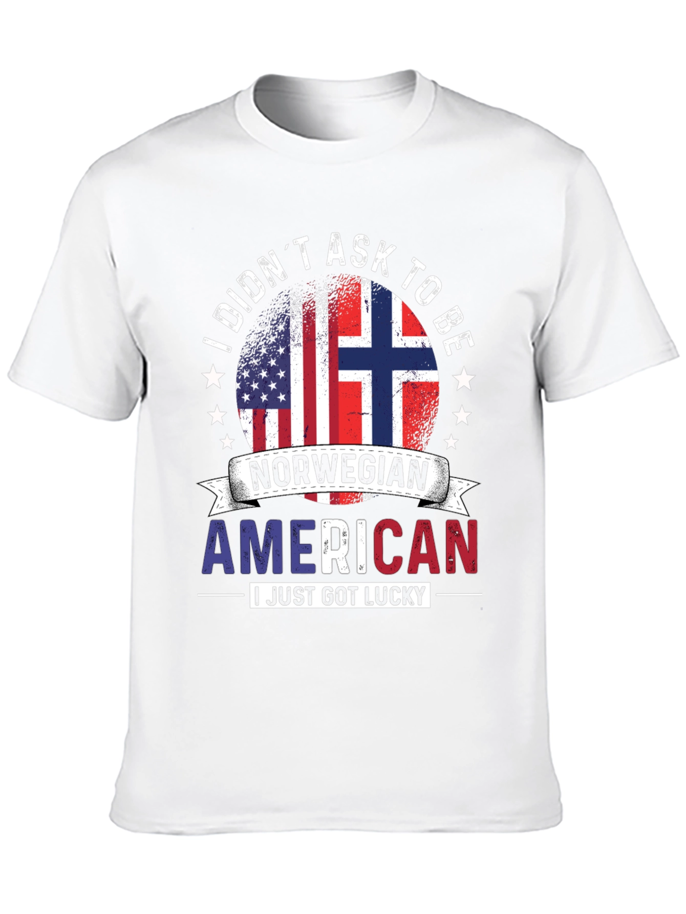 Camiseta Noruego Americano Negra