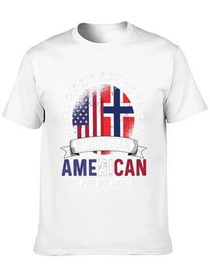Camiseta Noruego Americano Negra