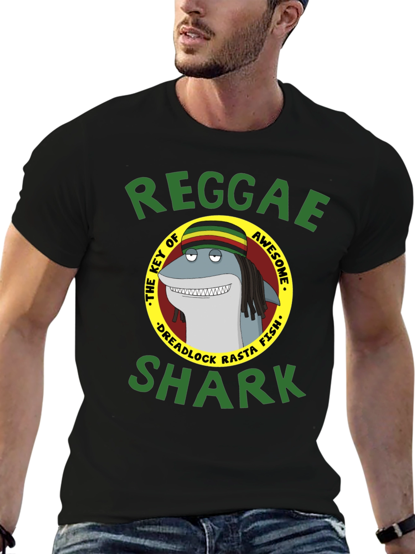 Camiseta Reggae Shark - Estilo Único y Divertido