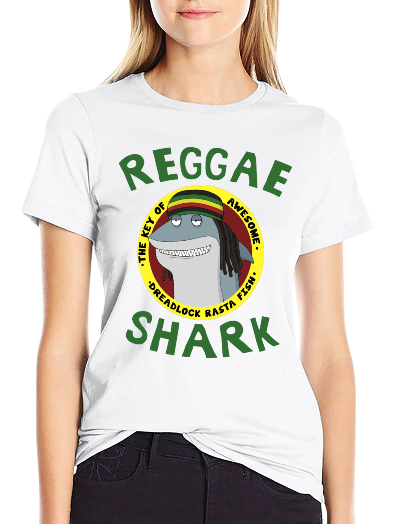Camiseta Reggae Shark - Estilo Único y Divertido