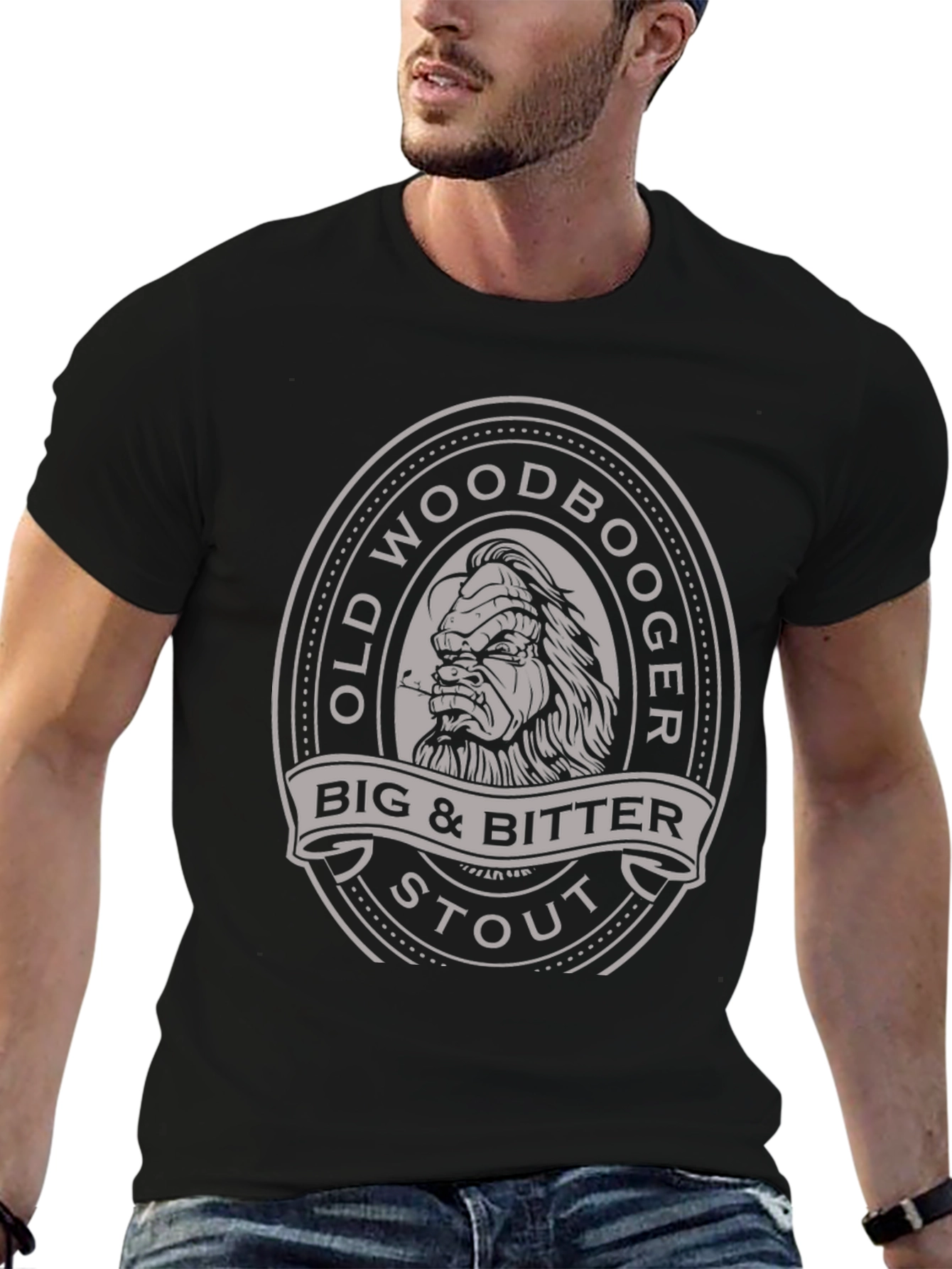 Camiseta Negra Old Woodbooger Stout Big & Bitter