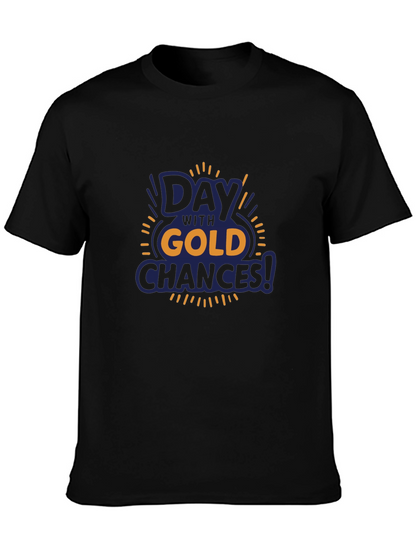 Camiseta Negra Día de Oro