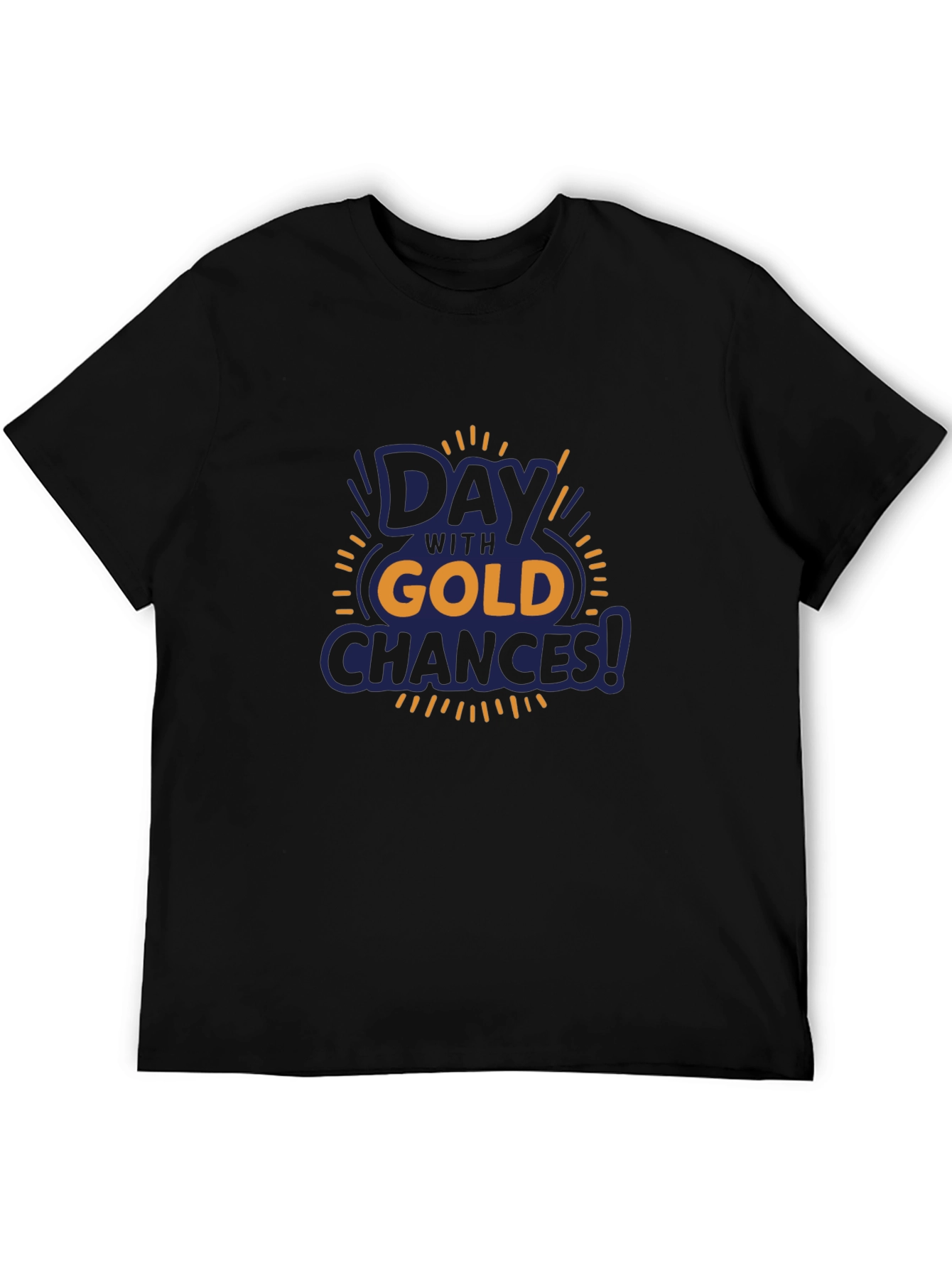 Camiseta Negra Día de Oro