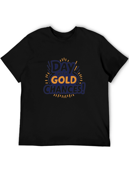 Camiseta Negra Día de Oro