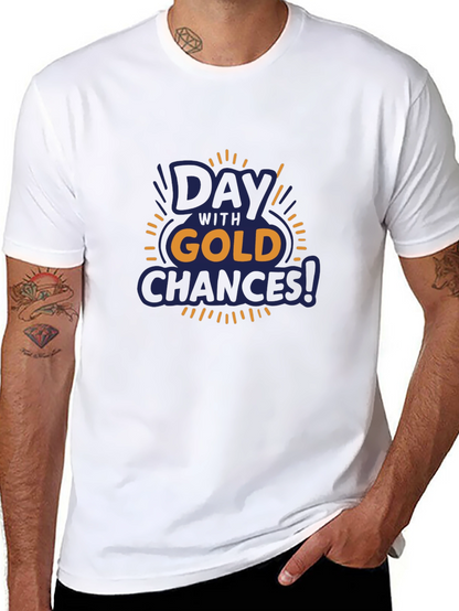 Camiseta Negra Día de Oro