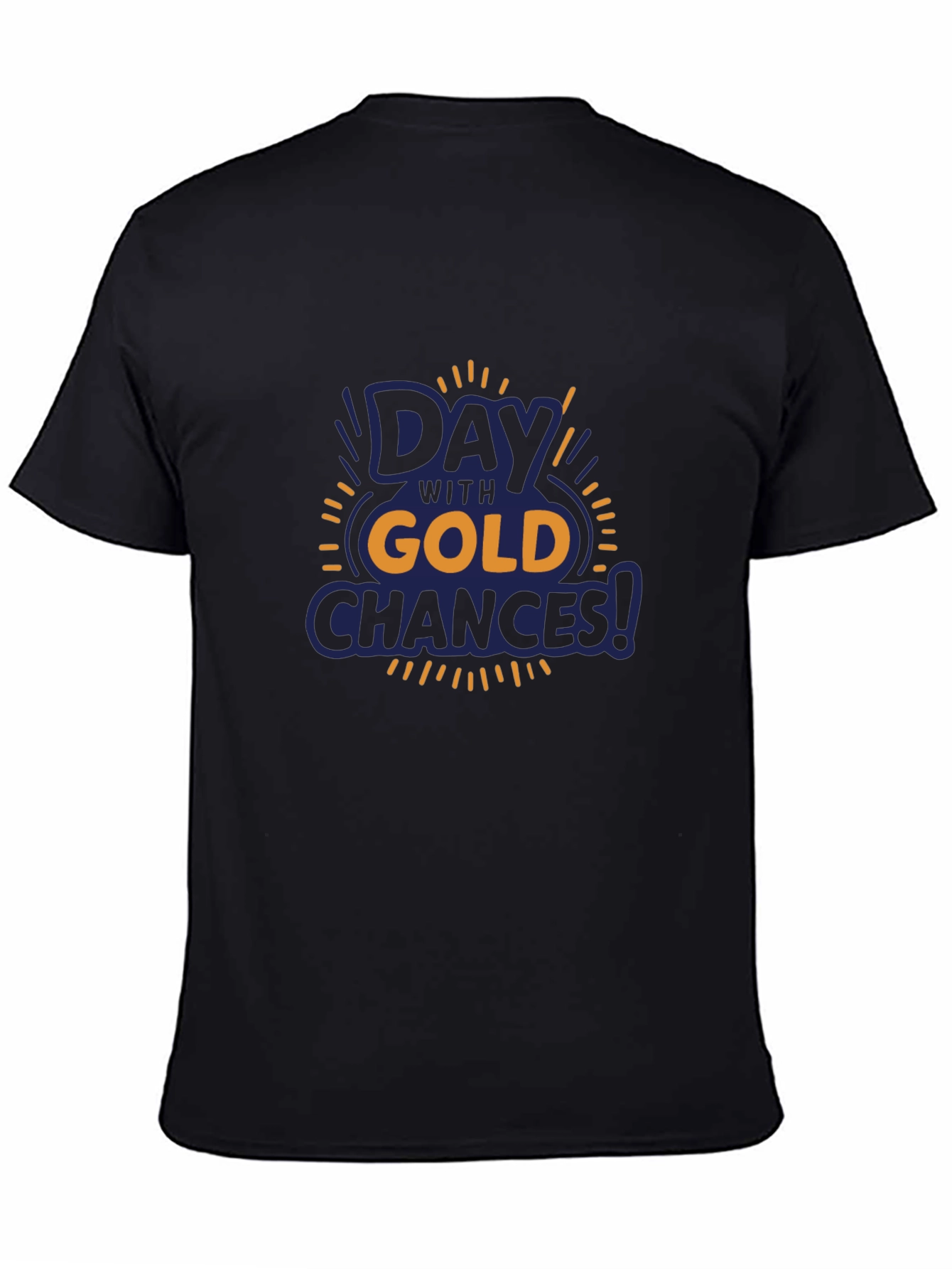 Camiseta Negra Día de Oro
