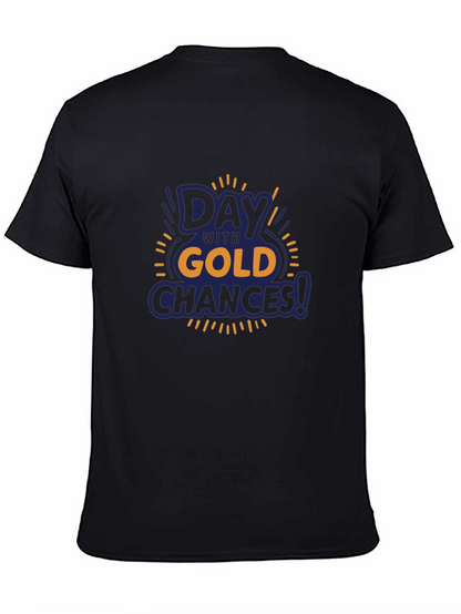 Camiseta Negra Día de Oro