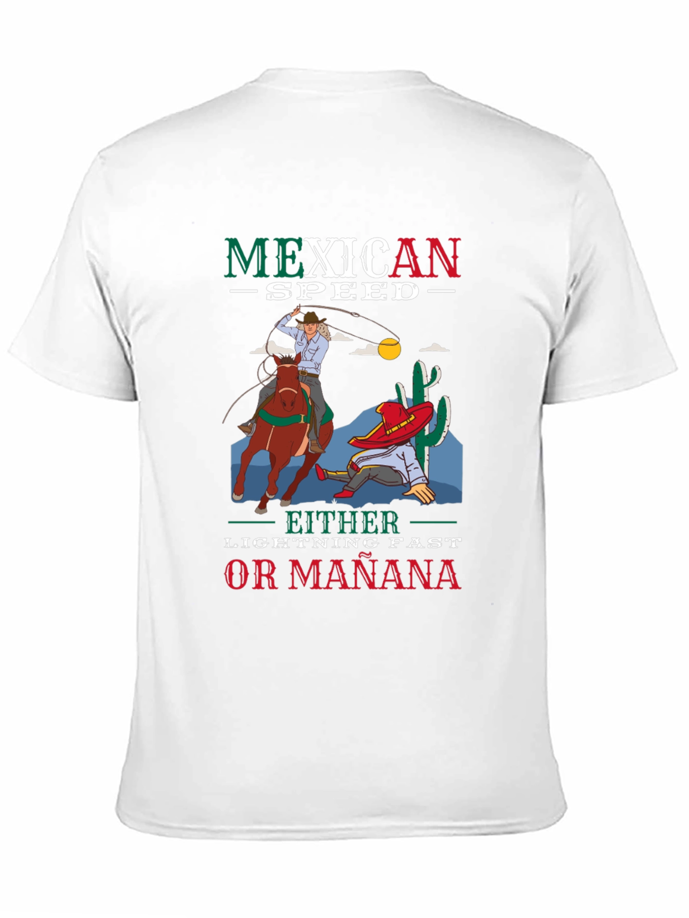 Camiseta Mexican Speed Divertida