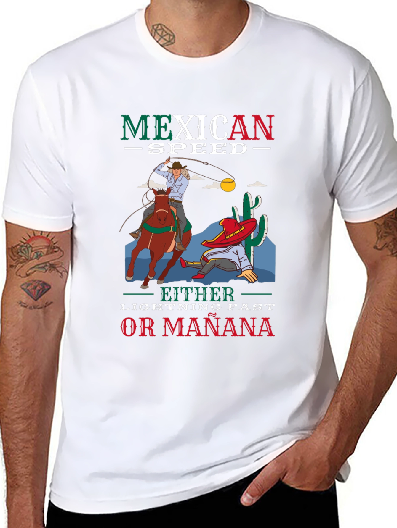Camiseta Mexican Speed Divertida