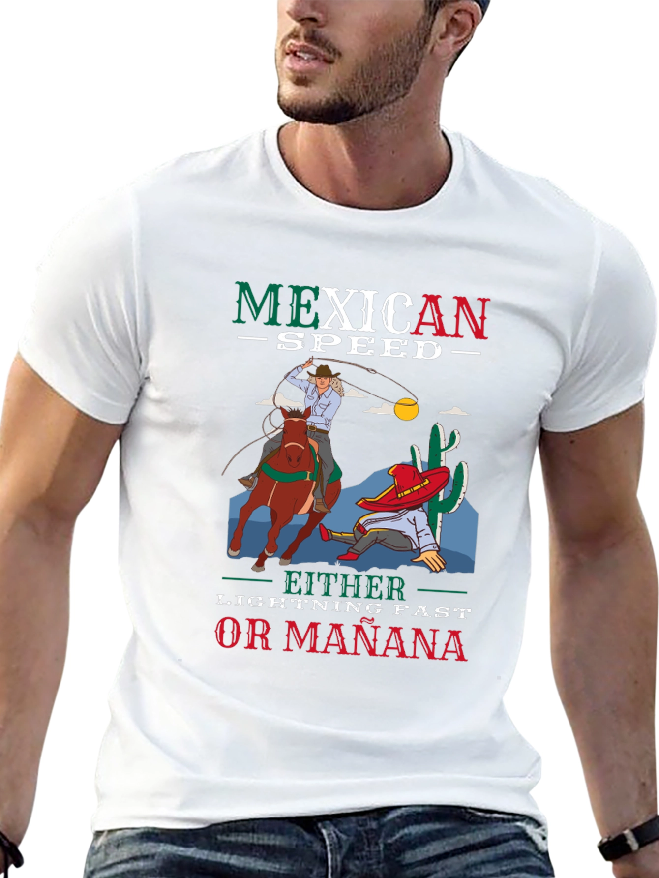 Camiseta Mexican Speed Divertida