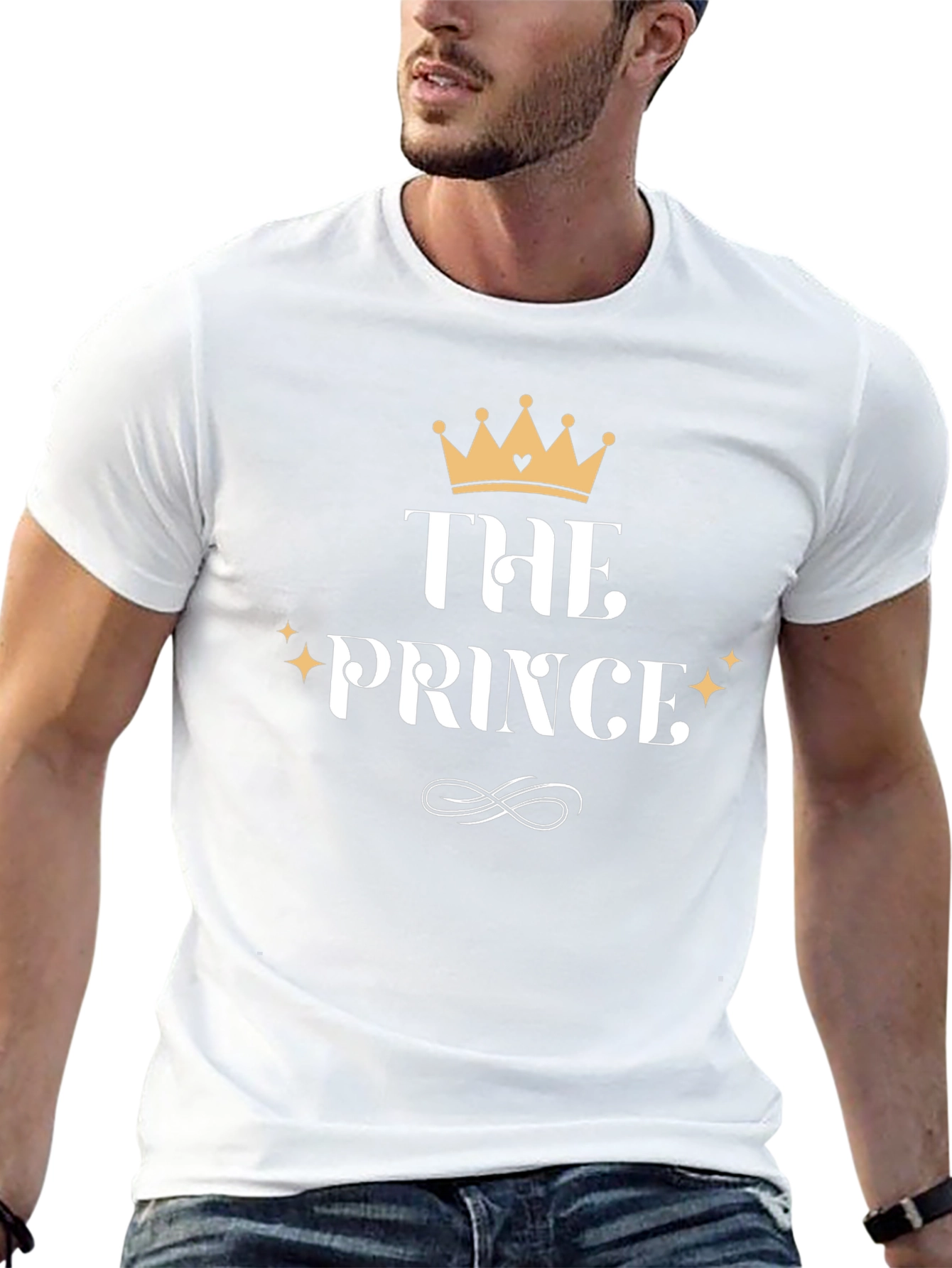 Camiseta Negra El Príncipe para Hombre
