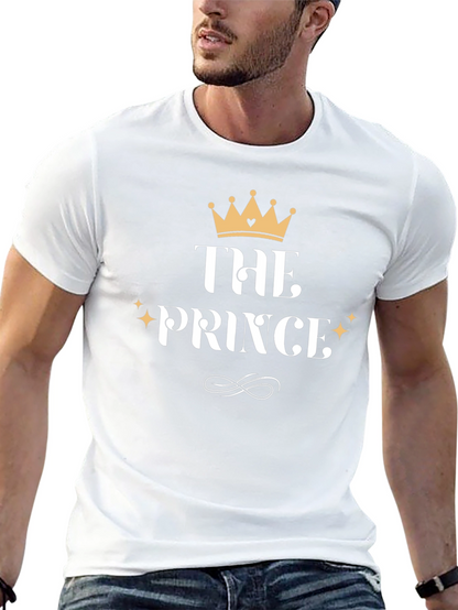 Camiseta Negra El Príncipe para Hombre