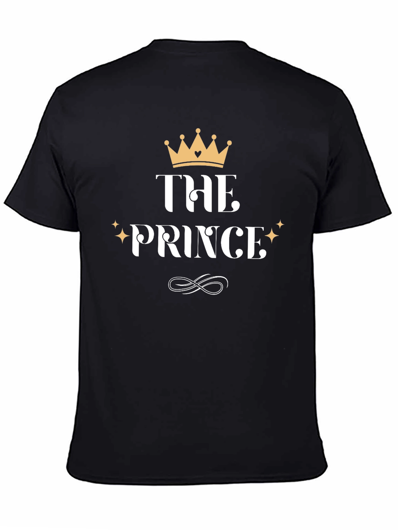 Camiseta Negra El Príncipe para Hombre