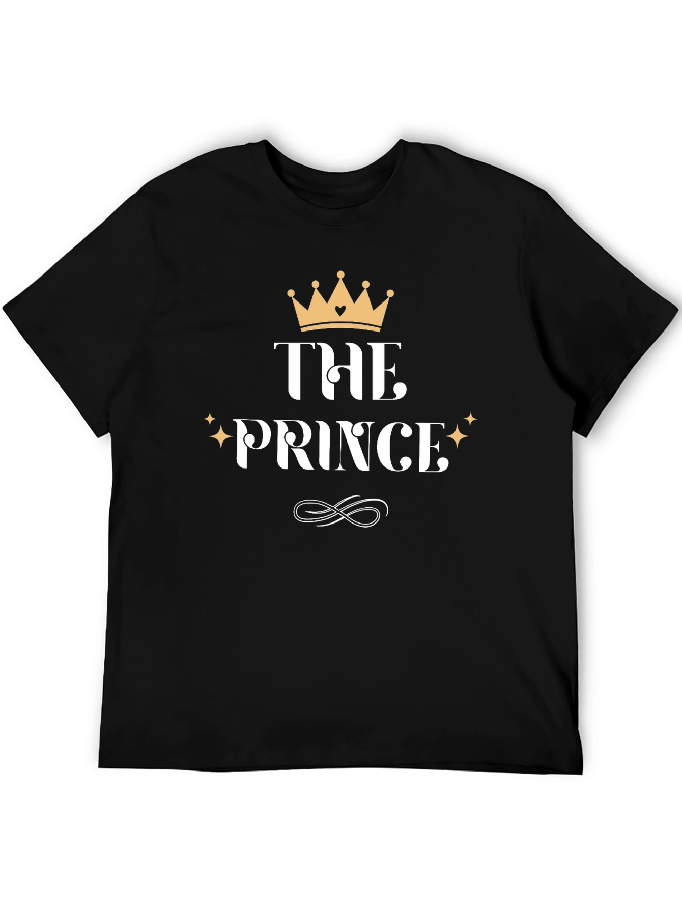 Camiseta Negra El Príncipe para Hombre