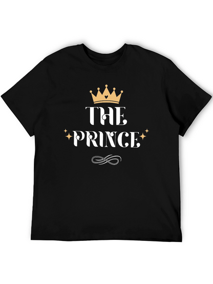Camiseta Negra El Príncipe para Hombre