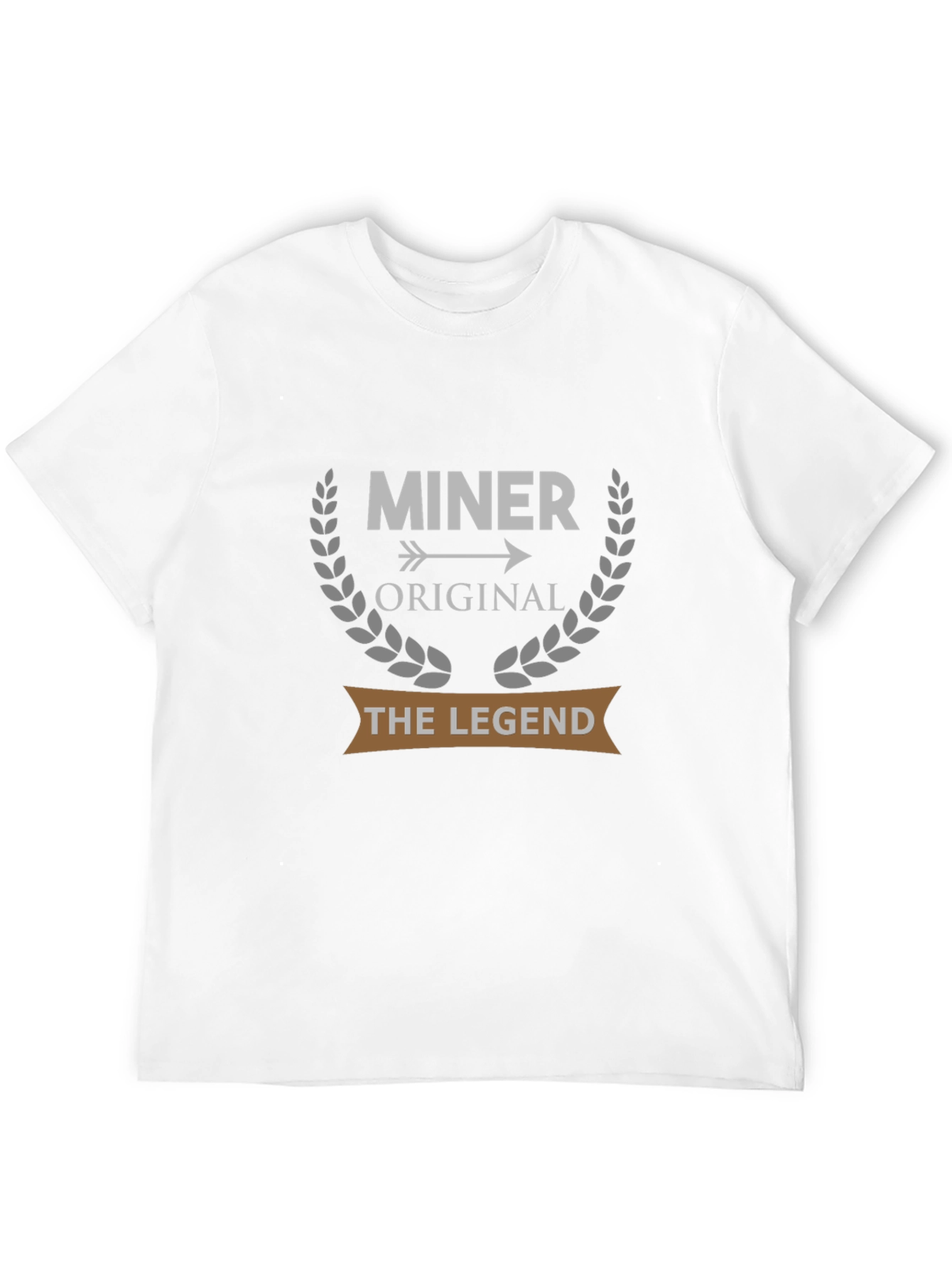 Camiseta Negra Miner Original The Legend