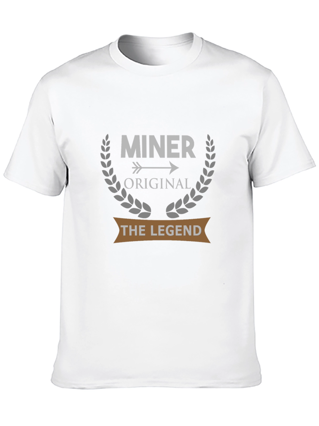 Camiseta Negra Miner Original The Legend