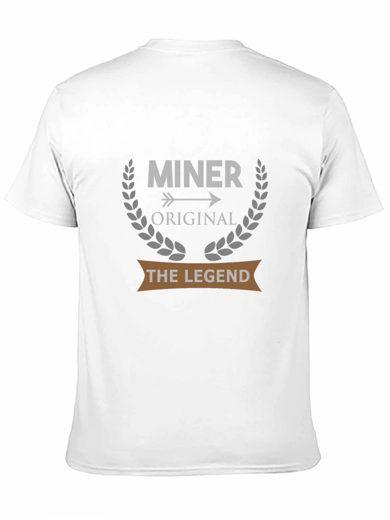 Camiseta Negra Miner Original The Legend