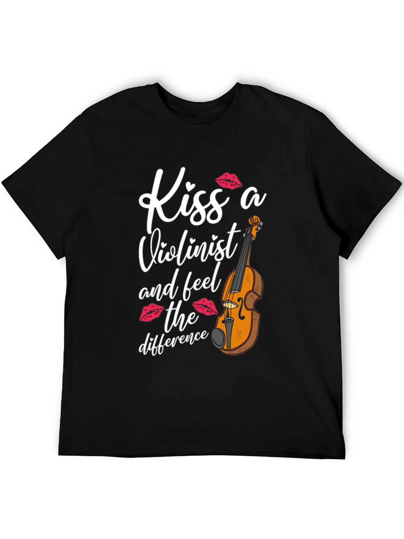 Camiseta Negra Besa a un Violinista