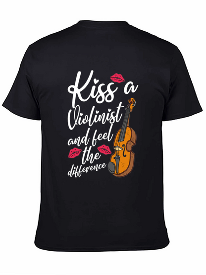 Camiseta Negra Besa a un Violinista