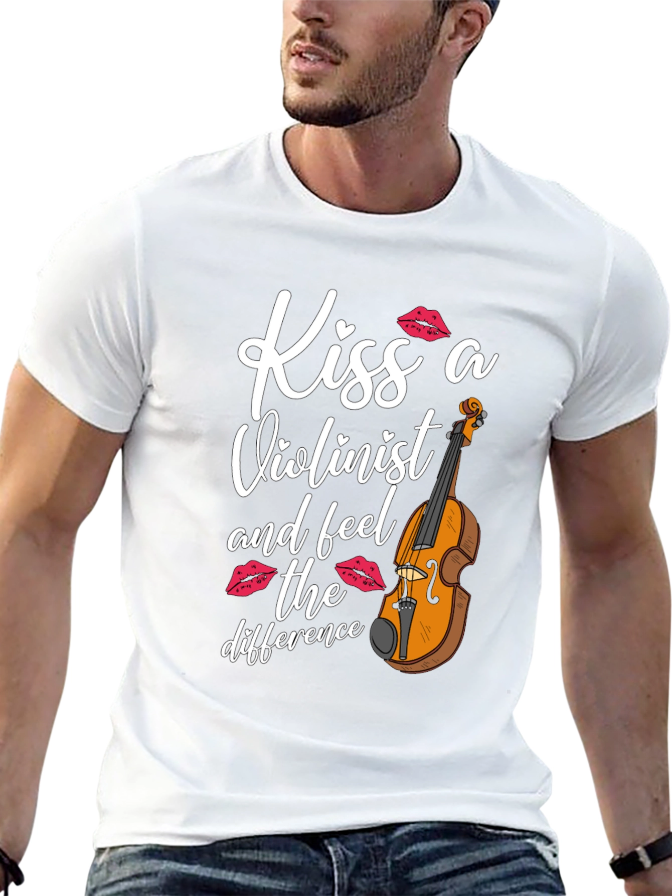 Camiseta Negra Besa a un Violinista