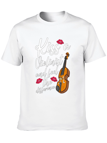 Camiseta Negra Besa a un Violinista