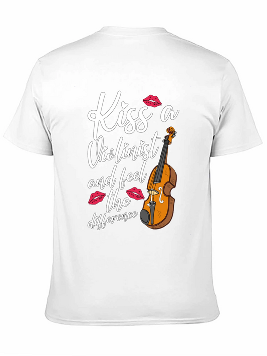 Camiseta Negra Besa a un Violinista