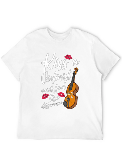 Camiseta Negra Besa a un Violinista