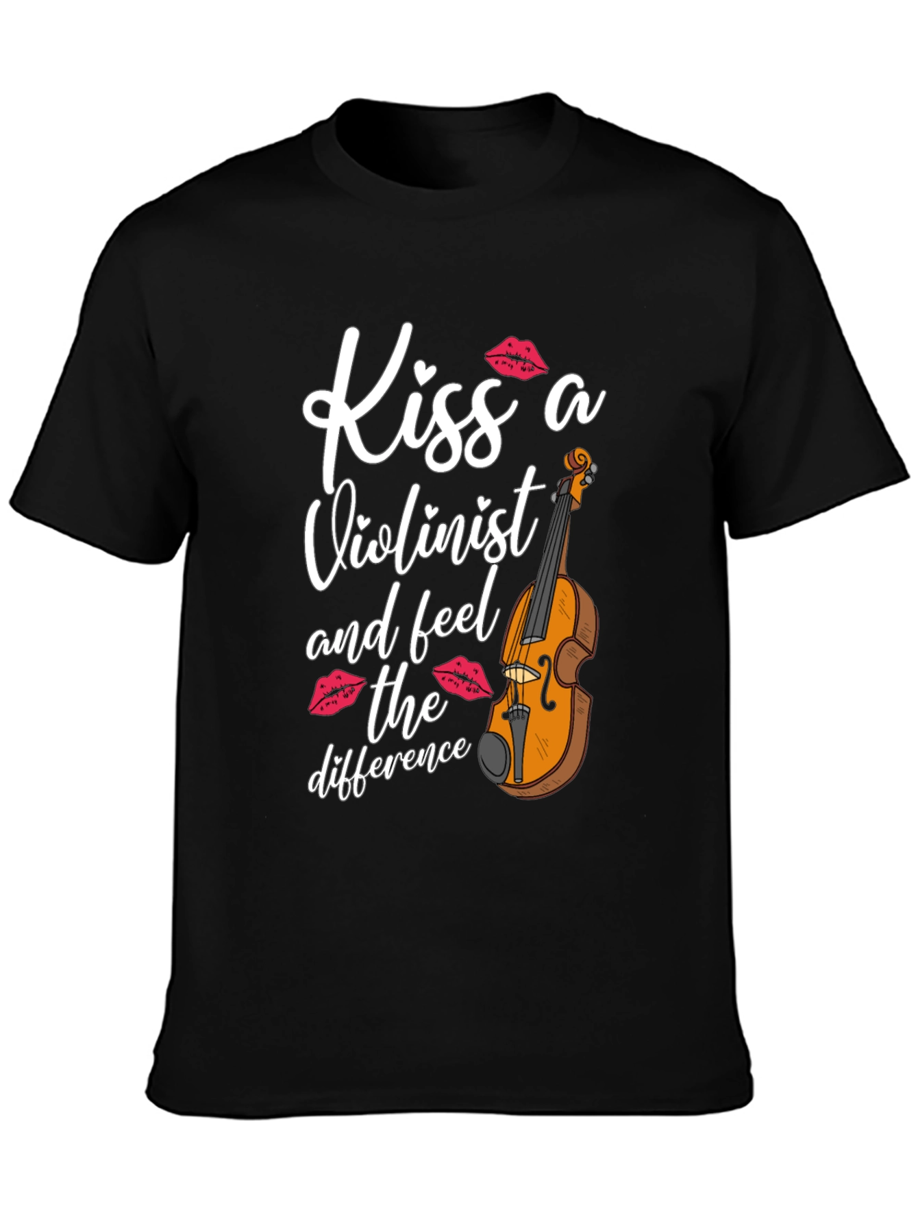 Camiseta Negra Besa a un Violinista