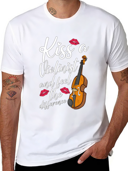 Camiseta Negra Besa a un Violinista