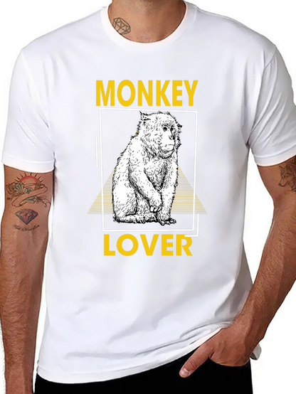 Camiseta Negra Monkey Lover