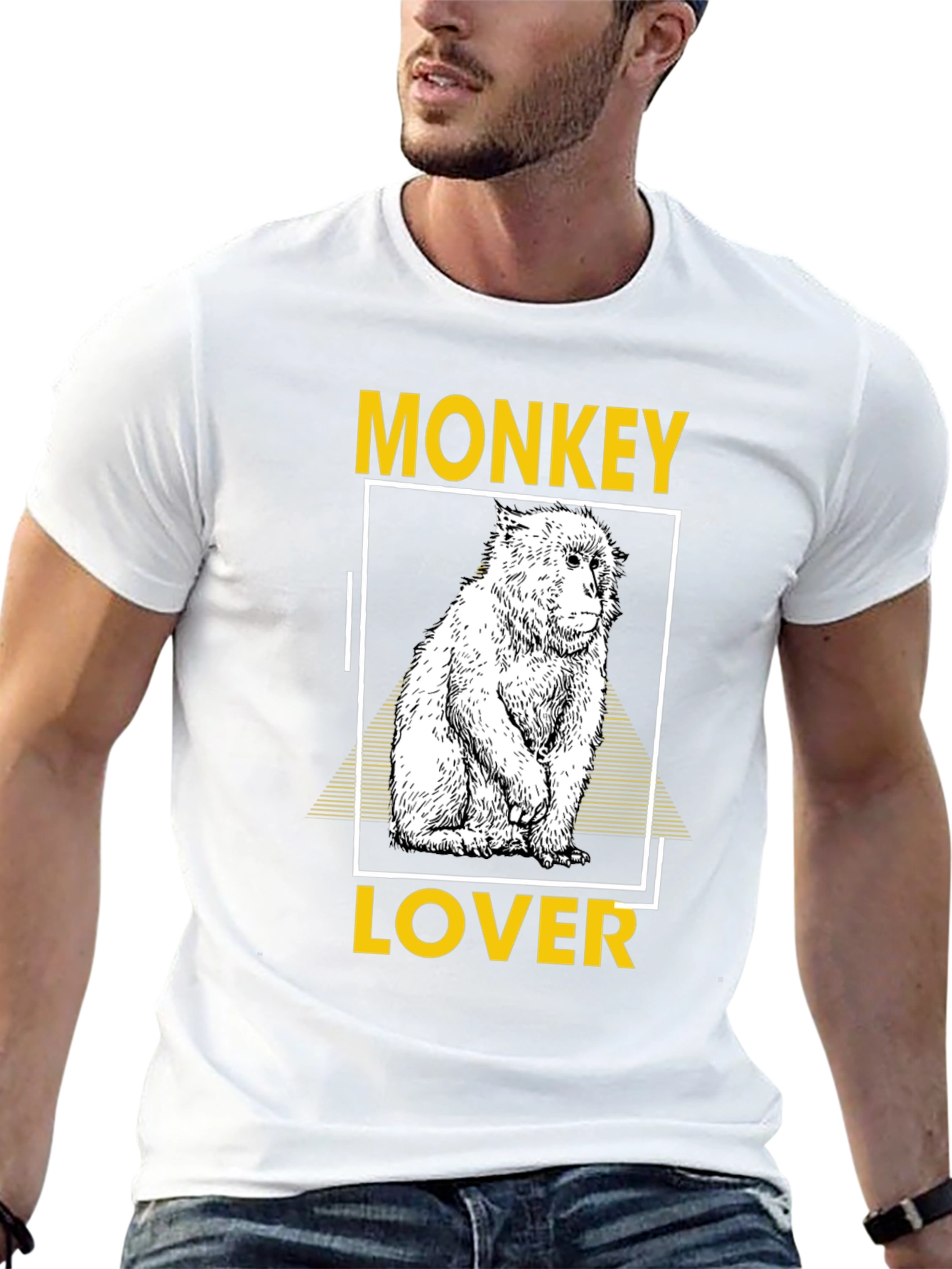 Camiseta Negra Monkey Lover