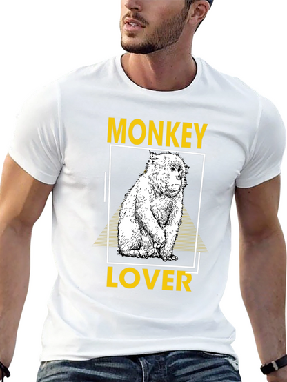 Camiseta Negra Monkey Lover