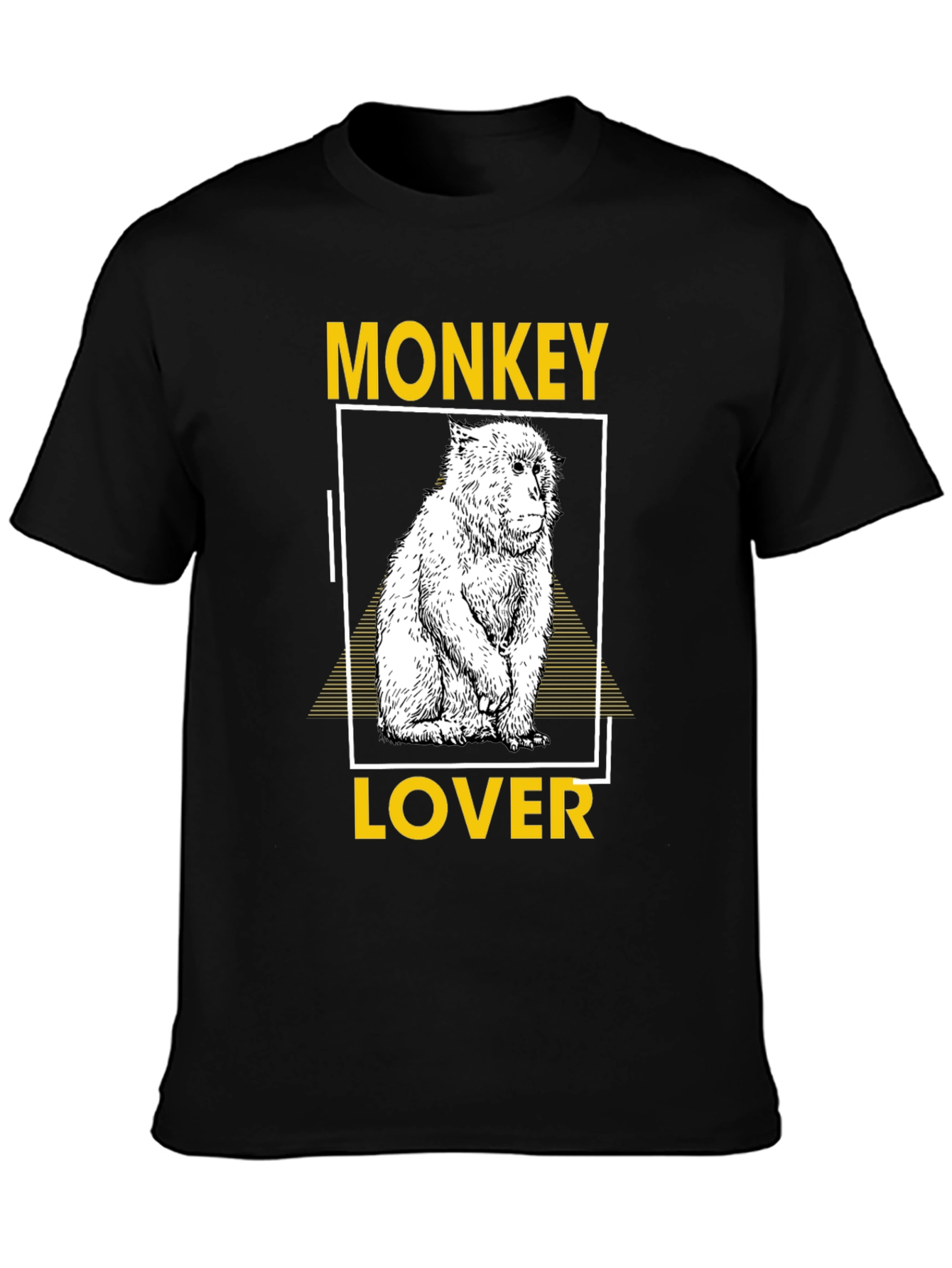 Camiseta Negra Monkey Lover