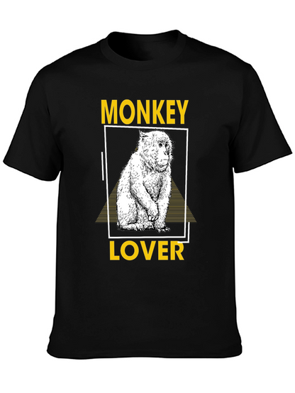 Camiseta Negra Monkey Lover