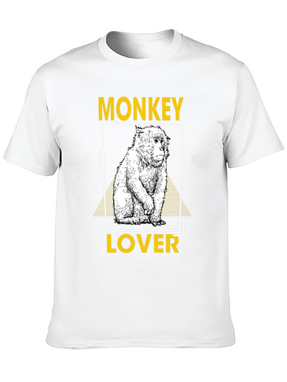Camiseta Negra Monkey Lover