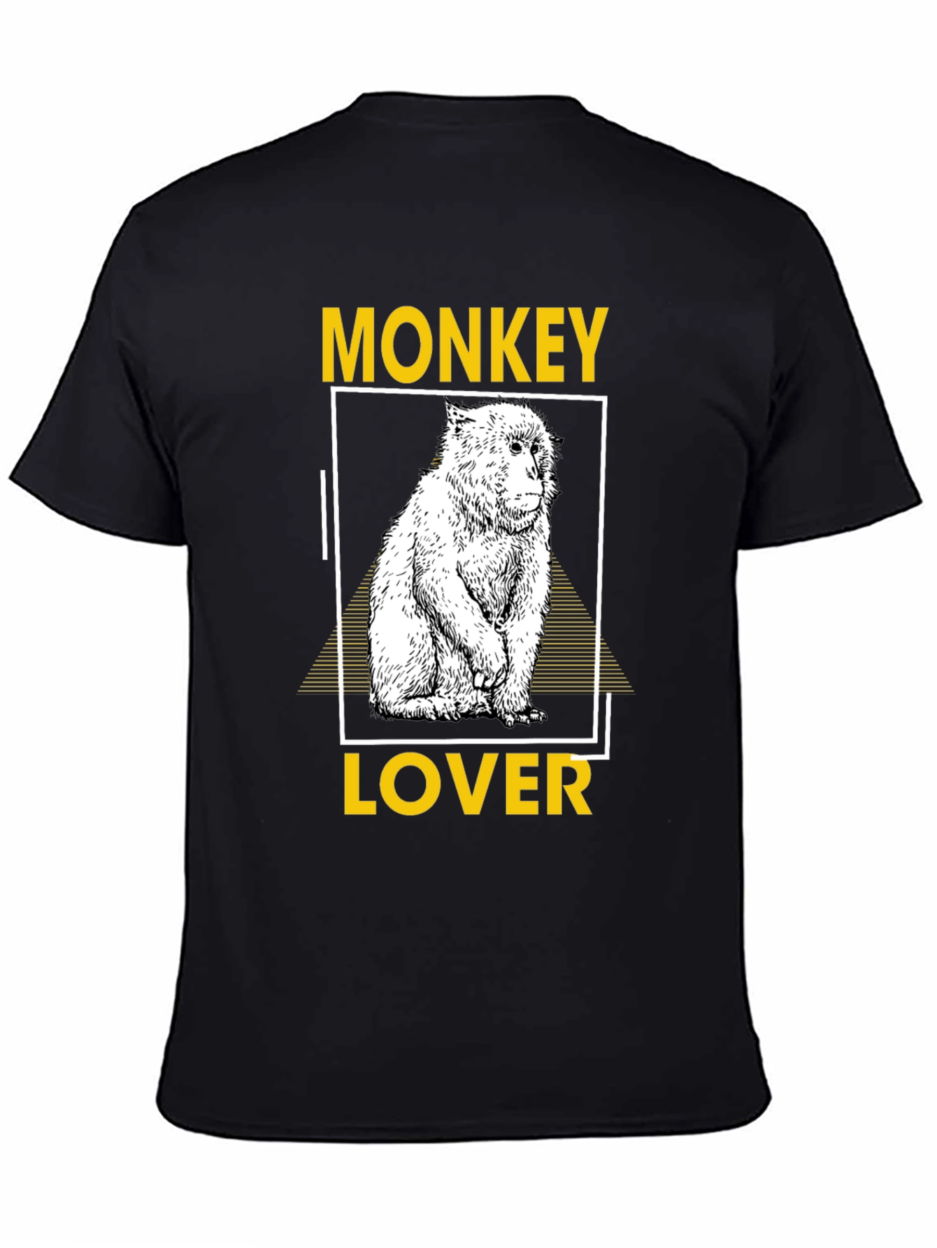 Camiseta Negra Monkey Lover