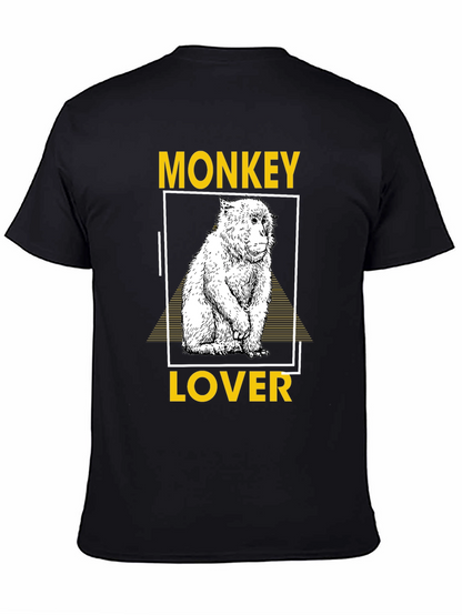 Camiseta Negra Monkey Lover