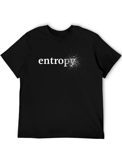 Camiseta Negra Entropy para Hombre