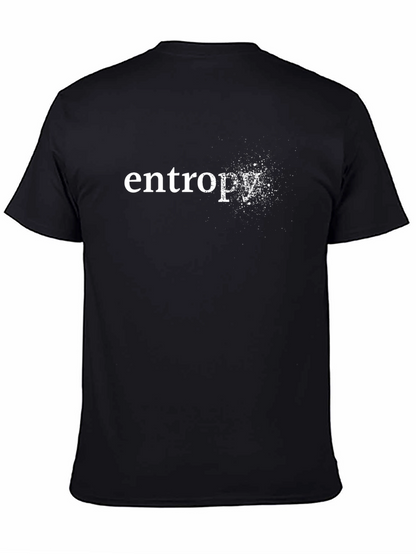 Camiseta Negra Entropy para Hombre