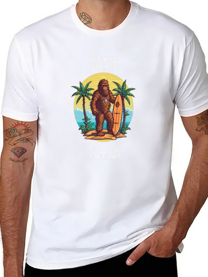 Camiseta Negra Vacaciones Playa