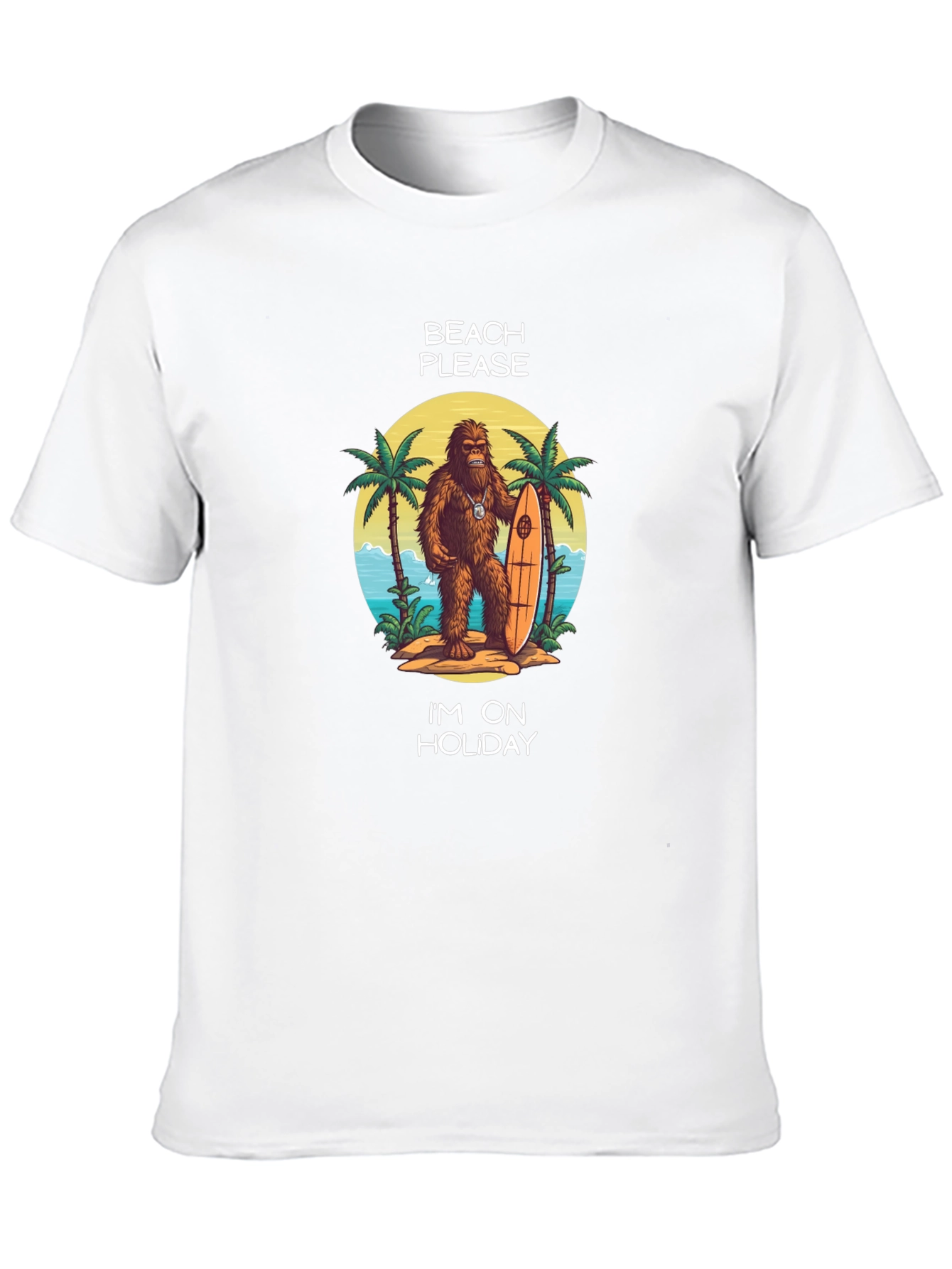 Camiseta Negra Vacaciones Playa