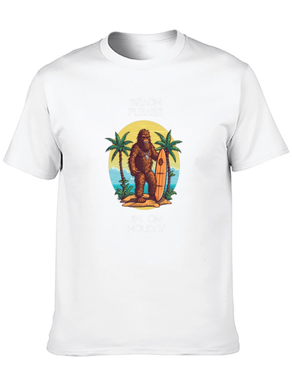 Camiseta Negra Vacaciones Playa