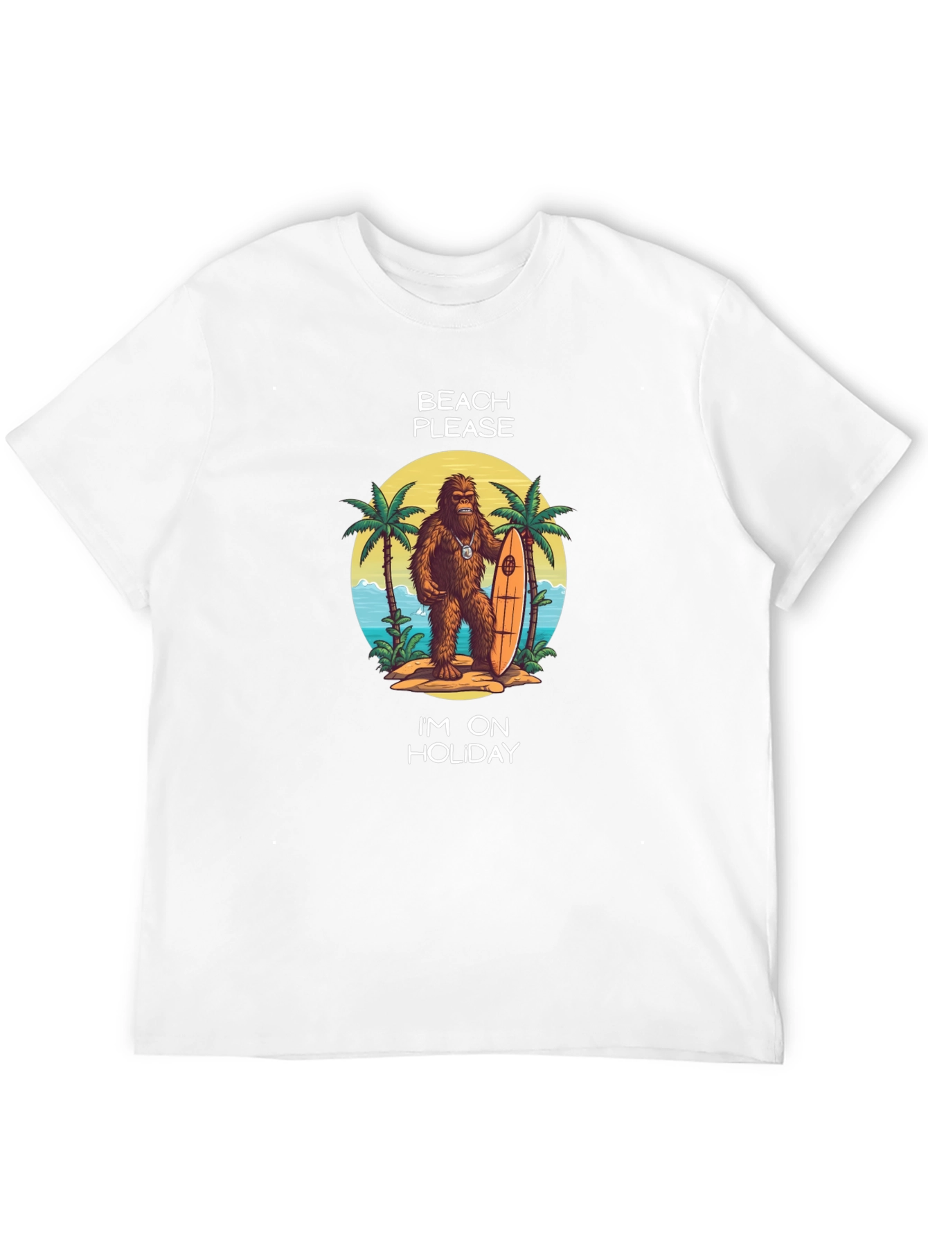 Camiseta Negra Vacaciones Playa
