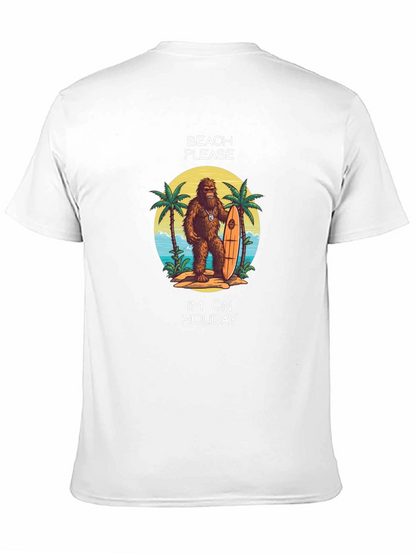 Camiseta Negra Vacaciones Playa