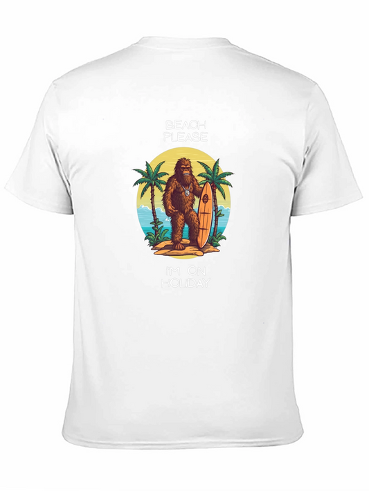 Camiseta Negra Vacaciones Playa